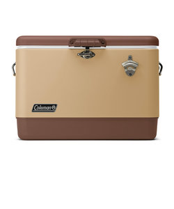 コールマン（Coleman）クーラーボックス 51L 保冷 54QT スチールベルトR クーラー バターナッツ 2161177