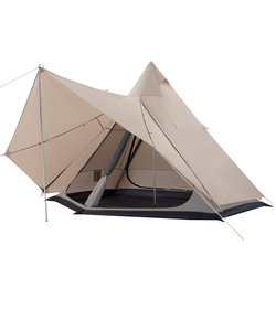 テント マウンテンハット3 TXZ-1115 SB サンドベージュ 4～5人用 ワンポールテント 防虫 防風 防水 アウトドア キャンプ