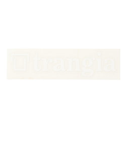 トランギア（trangia）トランギアステッカーS ホワイト TR-ST-WT1