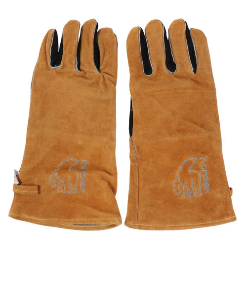 Torden leather gloves レザーグローブ 149034 ブラウン 手袋 耐熱 アウトドア 焚き火 キャンプ