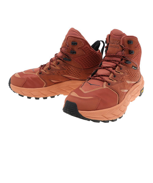 ホカ（HOKA）トレッキングシューズ ハイカット 登山靴 アナカパ ミッド GTX 1122018-BCSB