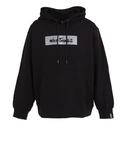 ワイルドシングス（WILD THINGS）スウェット パーカー SWEAT HOODY WT22135IS-BLACK