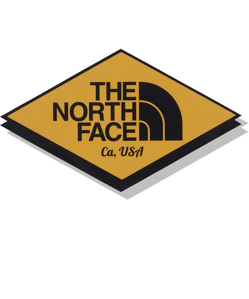 ノースフェイス（THE NORTH FACE）NFプリントステッカー NN32348 CY イエロー ひし形 ダイヤ型 ワンポイント 装飾 