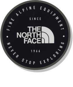 ノースフェイス（THE NORTH FACE）TNFプリントステッカー NN32348 FA ブラック 丸型 ワンポイント 装飾 