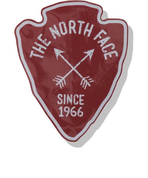 ノースフェイス（THE NORTH FACE）TNFプリントステッカー NN32348 FF レッド ワンポイント 装飾 