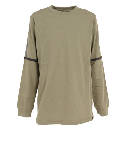 クリフメイヤー（KRIFF MAYER）長袖Tシャツ ロンT シャリ天ラインロンTシャツ 2237830K-68:OLIVE オリーブ 春 トップス 120 …