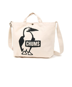 チャムス（CHUMS）ショルダーバッグ 手提げバッグ ブービーキャンバスショルダーバック CH60-3494-K001 ブラック マチ付 A4サイズ