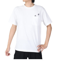 ジャックウルフスキン（JackWolfskin）半袖Tシャツ JP PAW IN POCKET 半袖Tシャツ V2 5023432-5018 ホワイト