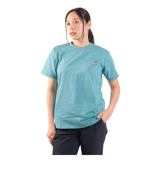 ノースフェイス（THE NORTH FACE）Tシャツ 半袖 ショートスリーブ シンプルロゴ NTW32335X FW ブルー