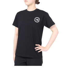 ノースフェイス（THE NORTH FACE）Tシャツ 半袖 ショートスリーブ シンプルロゴ NTW32335X 黒 ブラック