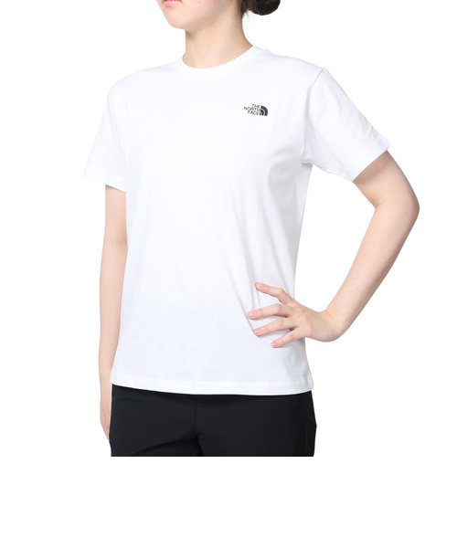ノースフェイス（THE NORTH FACE）Tシャツ 半袖 ショートスリーブ FINE ALPIN EQ NTW32333X 白 ホワイト