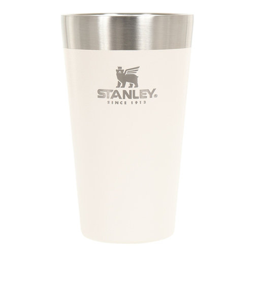 スタンレー（STANLEY）タンブラー カップ 保温 保冷 スタッキング真空パイント 0.47L 10-02282-319 ホワイト