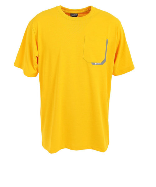 マーモット（Marmot）半袖Tシャツ ロゴ ポケットTシャツ TSSMC207-079 イエロー Victoria L-Breath  mall店（ヴィクトリアエルブレス）の通販 mall