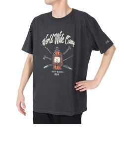 クリフメイヤー（KRIFF MAYER）半袖Tシャツ ウェットプロテクトTシャツ ランプ 2247803-17:CHARCOAL チャコールグレー