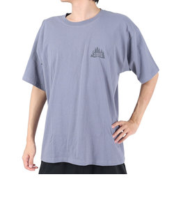 クリフメイヤー（KRIFF MAYER）半袖Tシャツ キャンプラビットTシャツ 森 2243101-74:BLUE ブルーグレー