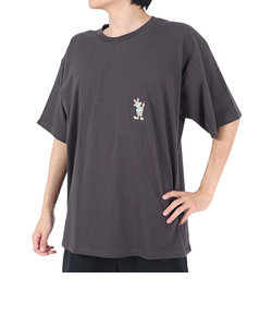 クリフメイヤー（KRIFF MAYER）半袖Tシャツ キャンプラビット半袖Tシャツ ギター 2243100-17:CHARCOAL チャコールグレー