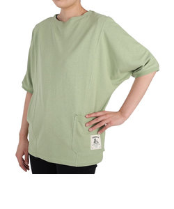 クリフメイヤー（KRIFF MAYER）半袖Tシャツ ウェットプロテクト モモンガTシャツ 2247814L-64:L/GREEN グリーン