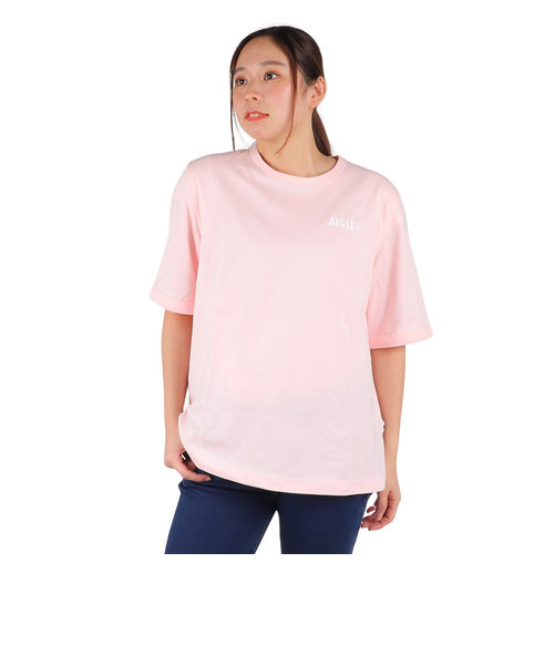 半袖Tシャツ クルーネックロゴTシャツ ZTFAI40-004 ピンク