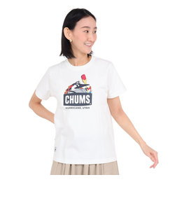 チャムス（CHUMS）半袖Tシャツ リバーガイド Booby 半袖Tシャツ CH11-2158-W001 ホワイト