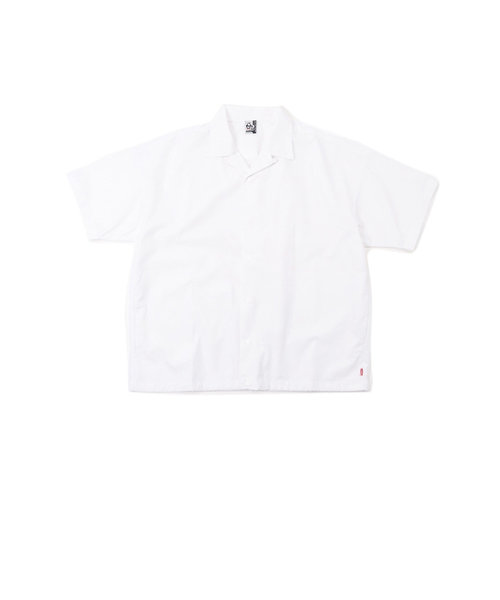 チャムス（CHUMS）半袖シャツ オーバーサイズドショートスリーブワークシャツ CH02-1185-W001 ホワイト