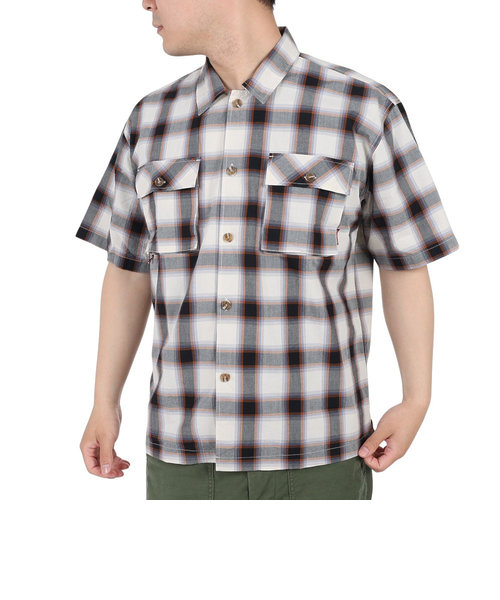 コールマン（Coleman）カジュアルシャツ チェック 半袖シャツ X9330A BEG ベージュ