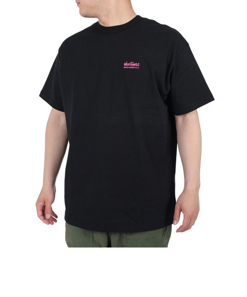 ワイルドシングス（WILD THINGS）ワイルド キャット 半袖Tシャツ WT23034SK-BLACK ブラック