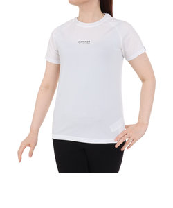 マムート（MAMMUT）半袖Tシャツ クイックドライ ロゴプリントTシャツ AF Women 1017-02022-00471 ホワイト