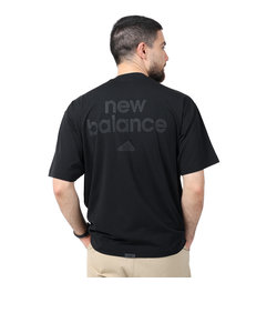 ニューバランス（new balance）ラッシュガード 半袖 Tシャツ 速乾 UVカット 紫外線対策 MT1996 AMT35016BK