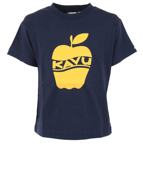 ジュニア 半袖Tシャツ アップルTシャツ 19821871 NVY ネイビー