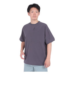 スノーピーク（snow peak）半袖Tシャツ Breathable クイックドライ TS-23SU009 AS ダークグレー