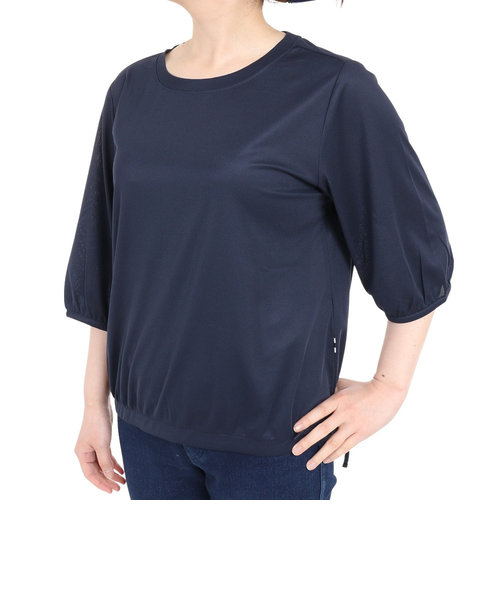 半袖Tシャツ 5分袖Tシャツ ZTFAH75-002 ネイビー