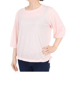 半袖Tシャツ 5分袖Tシャツ ZTFAH75-004 ピンク