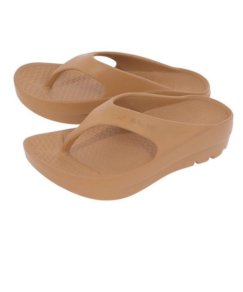 スポーツサンダル W-FLIPFLOP Camel キャメル 339887 シャワーサンダル 厚底 アーチサポート ロッカーボトム  