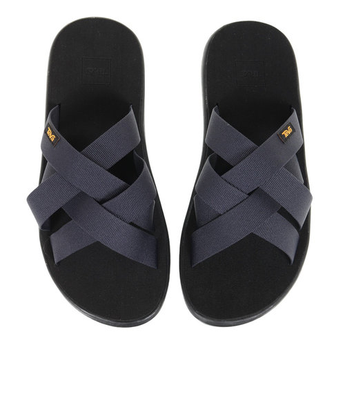 テバ（Teva）スポーツサンダル メンズ ボヤ スライド ネイビー 1099272B-NAVY ストラップサンダル 速乾性 軽量 Victoria  L-Breath &mall店（ヴィクトリアエルブレス）の通販 &mall