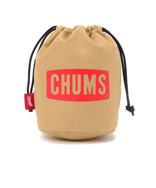 チャムス（CHUMS）収納バッグ 巾着 ロゴドローストリング ツールケース M CH60-3050-B001