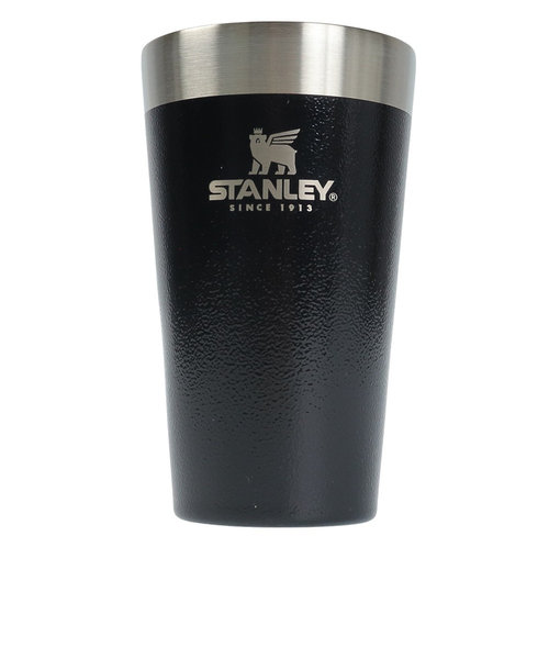 スタンレー（STANLEY）タンブラー カップ 保温 保冷 スタッキング真空パイント 0.47L 10-02282-318 ブラック