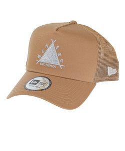 ニューエラ（NEW ERA）帽子 キャップ アウトドア レジャー 9FORTY A-Frame トラッカー Triangle Sunrise Logo Cap…