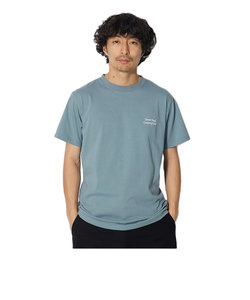 スノーピーク（snow peak）吸水速乾 半袖Tシャツ Camping Club Tシャツ 1 TS-23AU002 SX サックス