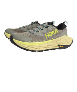 ホカ（HOKA）トレッキングシューズ ローカット 登山靴 スカイライン フロート X 1141610-OHCRT グレー×イエロー