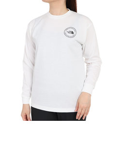 ノースフェイス（THE NORTH FACE）長袖Tシャツ ロンT シンプル ロゴ NT82336X W ホワイト