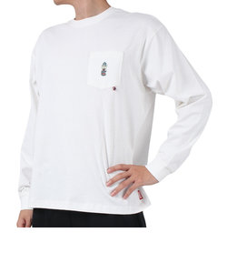 コールマン（Coleman）長袖Tシャツ ロンT ポケットロングスリーブTシャツ X5350A WHT ホワイト