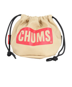 チャムス（CHUMS）ロゴドローストリングツールケースS CH60-3376-B001 巾着 ガス缶 カバー