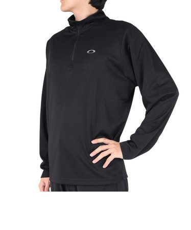 オークリー（OAKLEY）長袖トップス ハーフジップ Foundational 1/4 zip FOA404792-02E ブラック |  Victoria L-Breath u0026mall店（ヴィクトリアエルブレス）の通販 - u0026mall