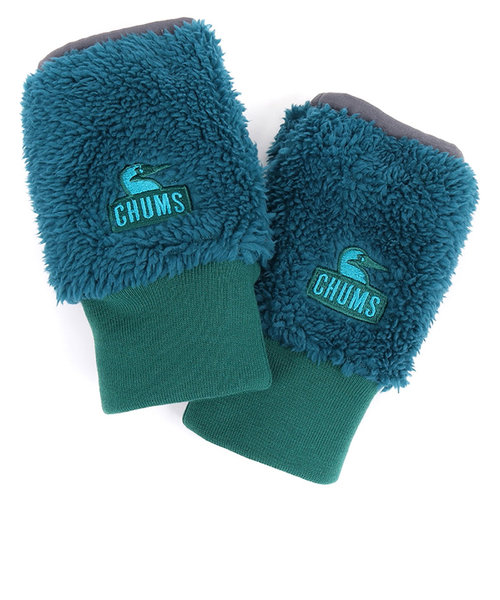 チャムス（CHUMS）ボンディングフリース カフゲイター 手袋 フィンガーレスグローブ ミトンタイプ CH09-1309-T018