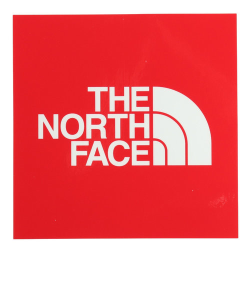 ノースフェイス（THE NORTH FACE）スクエアロゴステッカー NN32227 R レッド