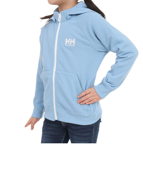 ヘリーハンセン（HELLY HANSEN）ジュニア ロゴフルジップスウェットフーディー HJ32407 PB