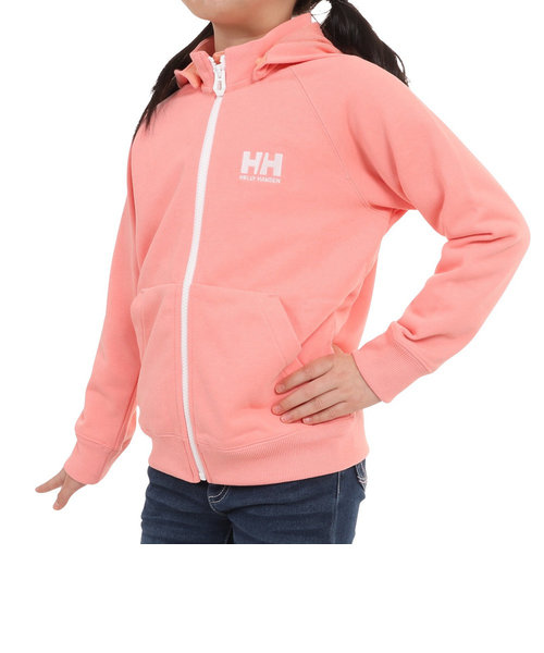 ヘリーハンセン（HELLY HANSEN）ジュニア ロゴフルジップスウェットフーディー HJ32407 SO