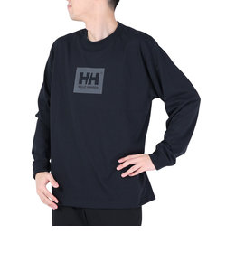ヘリーハンセン（HELLY HANSEN）長袖Tシャツ ロンT ロングスリーブHHロゴTシャツ HH32379 K2