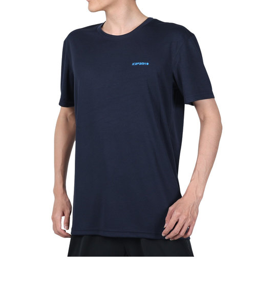 北欧デザイン シンプル 半袖Tシャツ カットソー BERNE 57641 390 ダークブルー