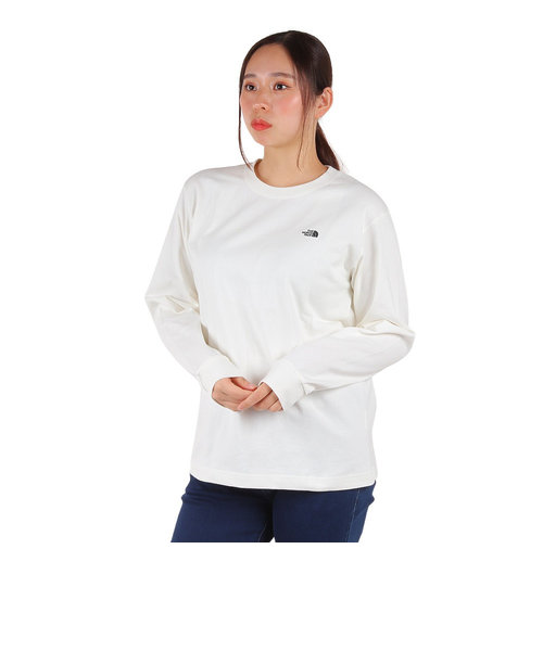 ノースフェイス（THE NORTH FACE）長袖Tシャツ ロンT ロングスリーブヌプシコットンティー NTW32443 OW